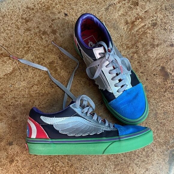 COLLECTOR’S Vans Old Skool Marvel What The Avengers suede low top sneakers - Picture 12 of 13